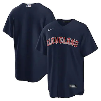 mens nike navy cleveland guardians alternate replica jersey